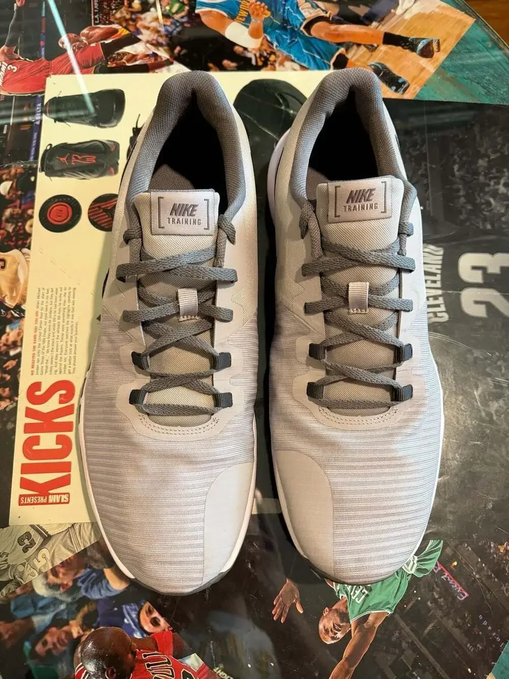 Nike Flex Control 4 Men's Workout Shoes Light Smoke Grey Black
